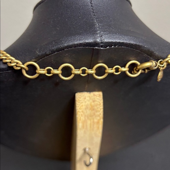 J. Crew Gold and Black Statement Necklace - Picture 4 of 8